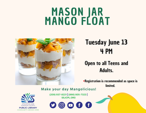 Mason Jar Mango Floa